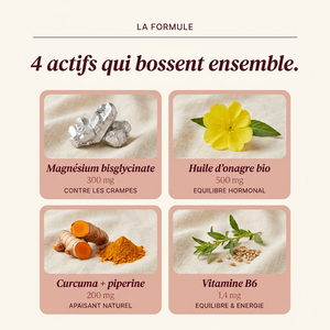 Cyklo Days — Vue 3 du pot de gummies règles douloureuses
